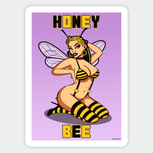 Honey bee babe Sticker